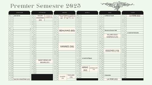 Salons de Vins - Premier Semestre 2025